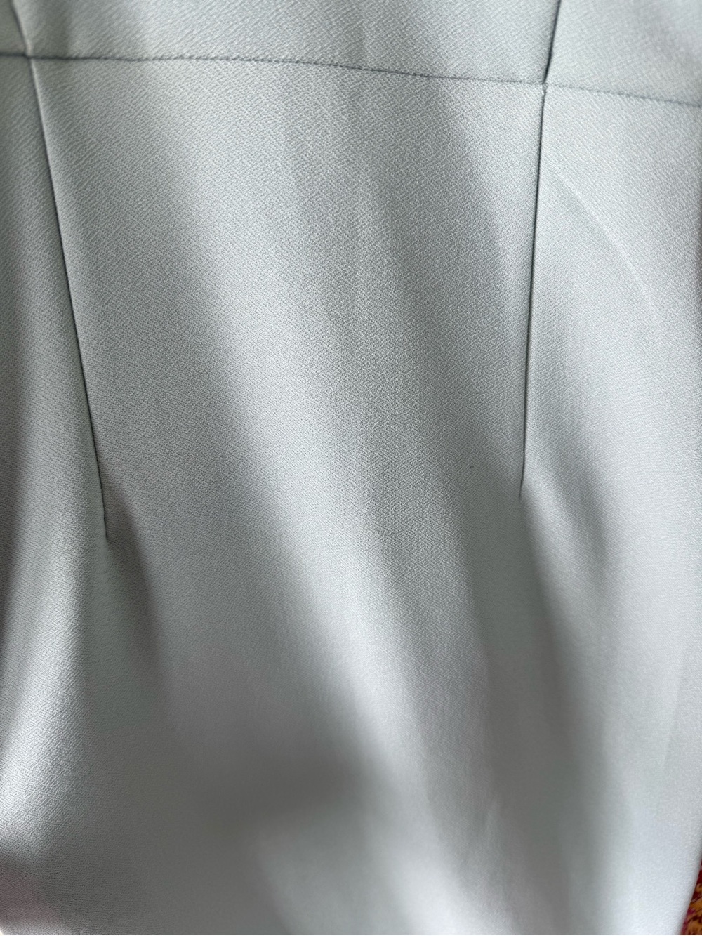 Abercrombie & Fitch Light Blue Asymmetrical Bodycon Midi Dress Size XS - Picture 11 of 12